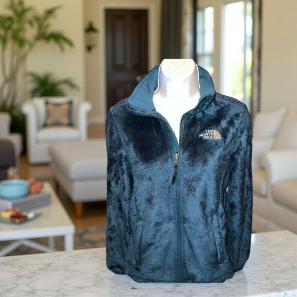 Women’s The North Face Osito Blue Fleece Jacket Size Small - Picture 1 of 11